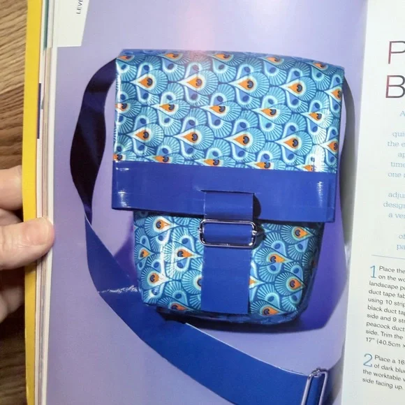 Duct Tape Bags Book Projects purse clutches how to crafts - Picture 8 of 10